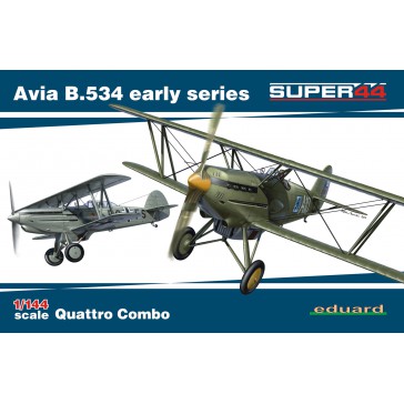 Avia B.534 early series QUATTRO COMBO Super44 - 1:144