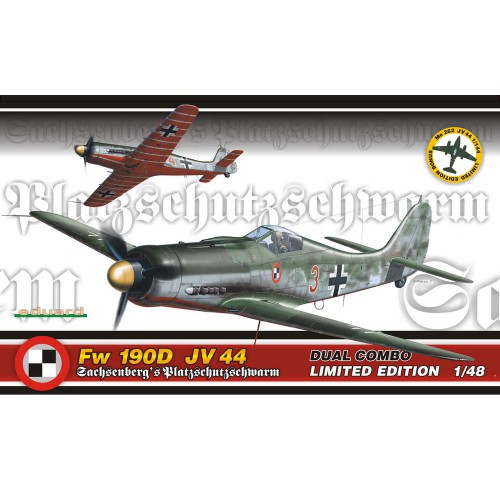 航空機・ヘリコプター eduard 1/48 Fw190D JV44  DUAL COMBO Fw 190D JV 44 - DUAL COMBO 1/48 - Eduard Store