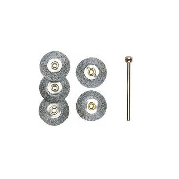 Brosses en acier inoxydable - disques, 5 pièces Brosses en acier inoxydable - disques, 5 pièces