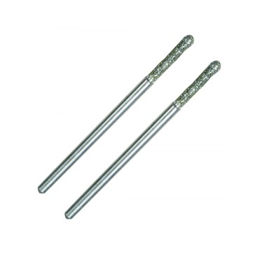 Diamant- gecoate slijpstift, kogel  Ø 2,2 mm, 2 stuks
