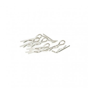 Small Body Clip 1/10 - Silver (8)