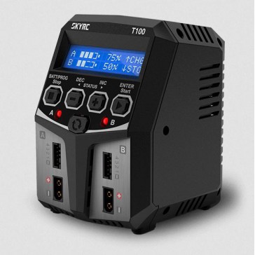 T100 Duo AC Charger (LiPo 2-4s up to 5A - 2x50w)