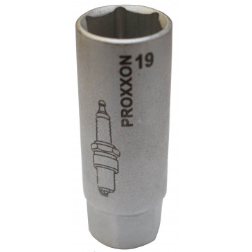 Douille avec joint néoprène 3/8" pour bougies 19 mm