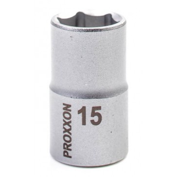 1/2" dopsleutel, 15 mm. 1/2" dopsleutel, 15 mm.