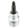 Douille tournevis cruciforme 3/8" N°2, 50 mm