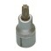 1/2" dopsleutel Torx 55 - 55mm lang.