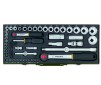 Coffret douilles complet avec cliquet 1/2" et 1/4" de 4 à 32 mm, 56 p Coffret douilles complet avec cliquet 1/2" et 1/4" de 4 à 32 mm, 56 p