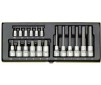 Coffret spécial pour vis à 6 pans creux 1/4" et 1/2", 18 pièces