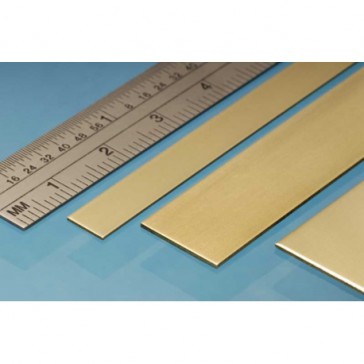 Brass Strip  6 x 0.4 mm (5p.)