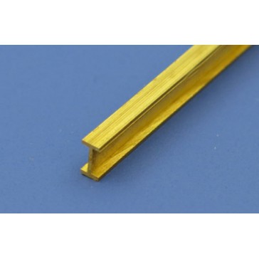 Brass 'I' Beam 2 x 1 mm (1p.)