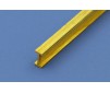 Brass 'I' Beam 2 x 1 mm (1p.)