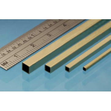 Square Brass Tube 3.2  mm (3p.)