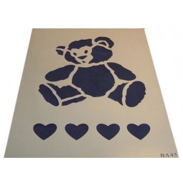 Stencil 'Teddy bear'