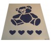Stencil 'Teddy bear'