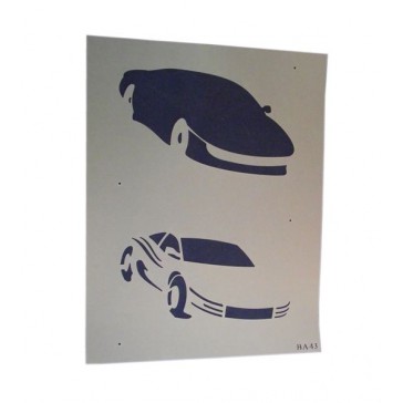 Stencil 'Sports car'
