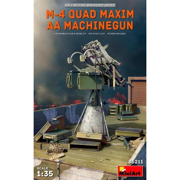 M-4 Quad Maxim A4 Machinegun 1/35