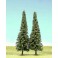 Decor 2 Sapins avec Pied 14cm.