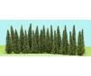 Decor 20 Sapins avec Pied 14-16 cm.