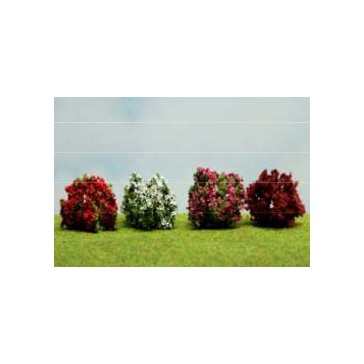 Decor 4 buissons 4 coul. 3.5cm