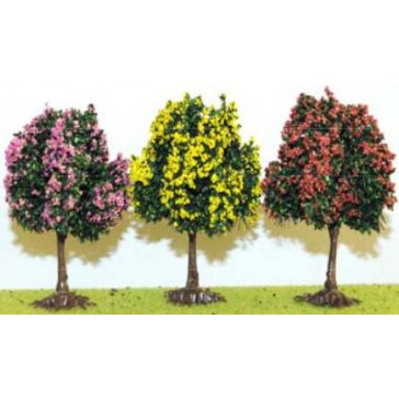 3 bloeiende bomen van 6 cm