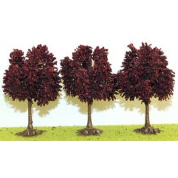 3 prunus van 6 cm