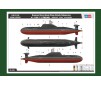 Russian Navy SSN Akula Class 1/350