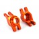 Carriers, stub axle (orange-anodized 6061-T6 aluminum) (rear) (2)