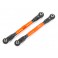 Toe links, front (TUBES orange-anodized, 7075-T6 aluminum, stronger t