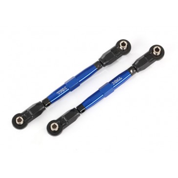 Toe links, front (TUBES blue-anodized, 7075-T6 aluminum, stronger tha