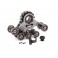 Traxx, front, left (assembled) (requires 8886 stub axle, 7061 GTR sho