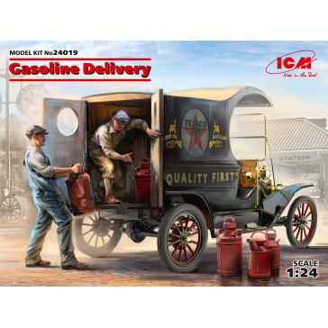 Gasoline Car Model T & Loaders 1/24