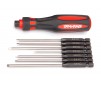 Speed Bit Master Set, hex driver, 7-piece straight and ball end, incl