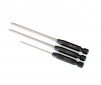 Speed Bit Set, hex driver, 3-piece straight (1.5mm, 2.0mm, 2.5mm), 1/