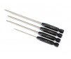 Speed Bit Set, hex driver, 4-piece straight (1.5mm, 2.0mm, 2.5mm, 3.0