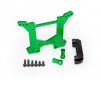 Shock tower, rear, 7075-T6 aluminum (green-anodized) (1)/ body mount