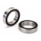 Ball bearing, black rubber sealed, stainless (20x32x7mm) (2)