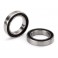 Ball bearing, black rubber sealed, stainless (17x26x5) (2)
