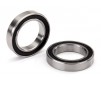 Ball bearing, black rubber sealed, stainless (17x26x5) (2)