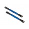 Camber links, rear (TUBES blue-anodized, 7075-T6 aluminum, stronger t