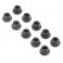 M4 Flanged Lock Nuts (10)