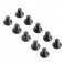 Flat Head Screws, M4x8mm (10)