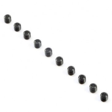 Flat Point Set Screws, M4x4mm (10)