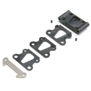 Front Pivot, w/Brace & Kick Shims: All 22