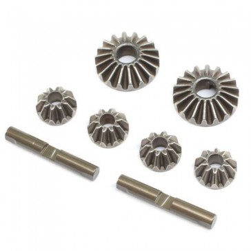 Diff Gear & Cross Pin Set, Metal: 22X-4