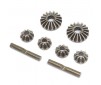 Diff Gear & Cross Pin Set, Metal: 22X-4