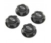 Wheel Nut, Captured, Black (4): DBXL-E 2.0