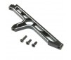 Chassis Brace, Front, Aluminum, Black: DBXL-E 2.0