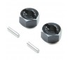 Hex Set, Rear Axle, Aluminum: Mini-T 2.0