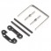 Front Hinge Pin & Brace Set: SuperRockRey