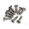 DISC.. TITANIUM TP. FLAT HEAD SCREW M4x15mm (10pcs)